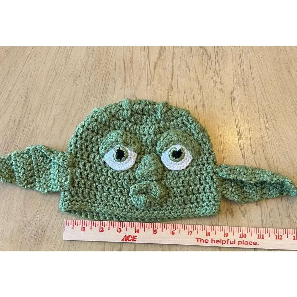 NEW Star Wars Beanie Yoda BB8 C-3PO Halloween Costume Adult Handmade Knit Lot 3